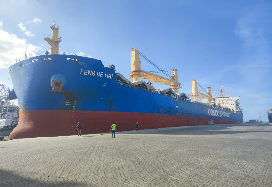 Vessel FENG DE HAI arrived and discharged Granular Single Super Phosphat